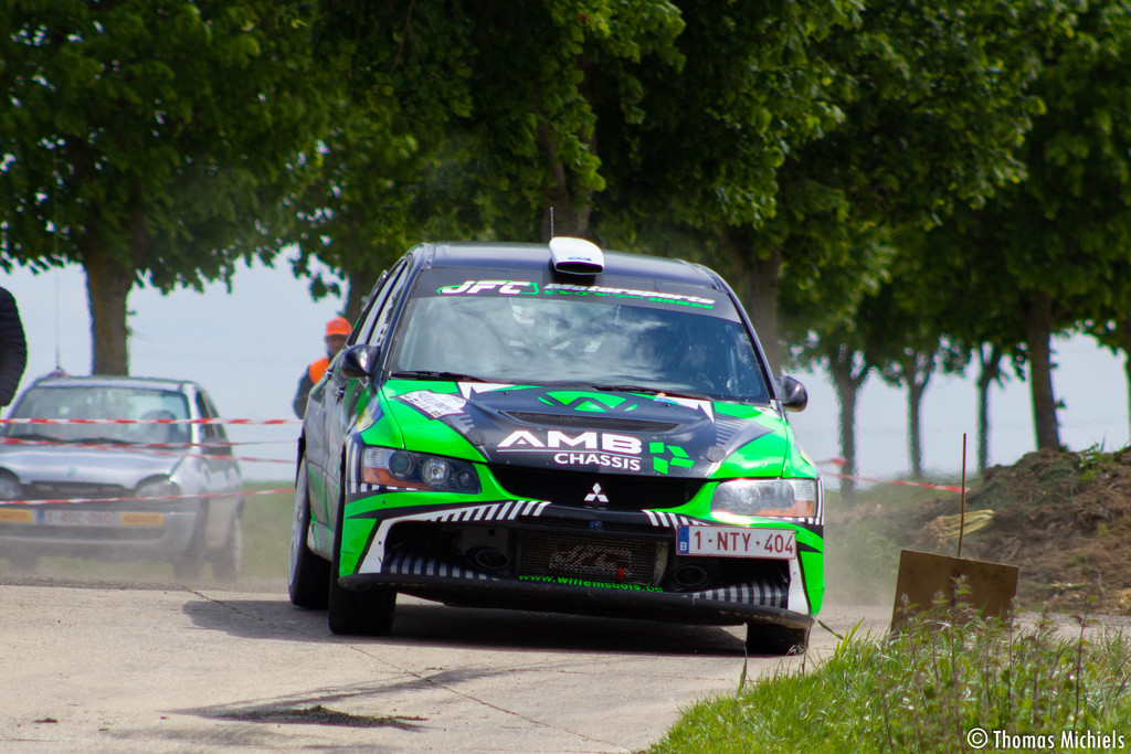 La Mitsubish Evo9 de Colignon et Castermans