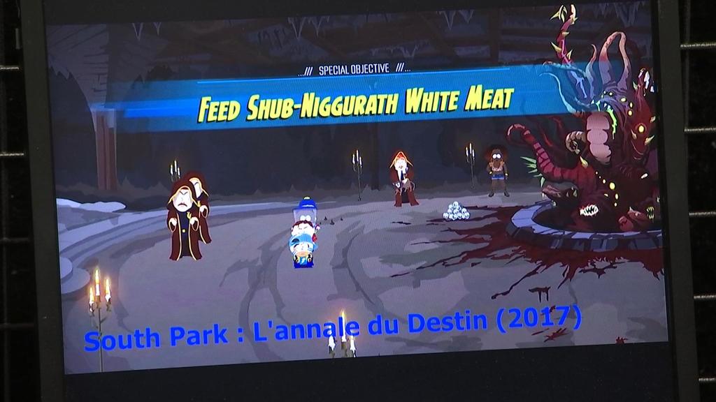 Un monstre lovecraftien dans le jeu vidéo South Park